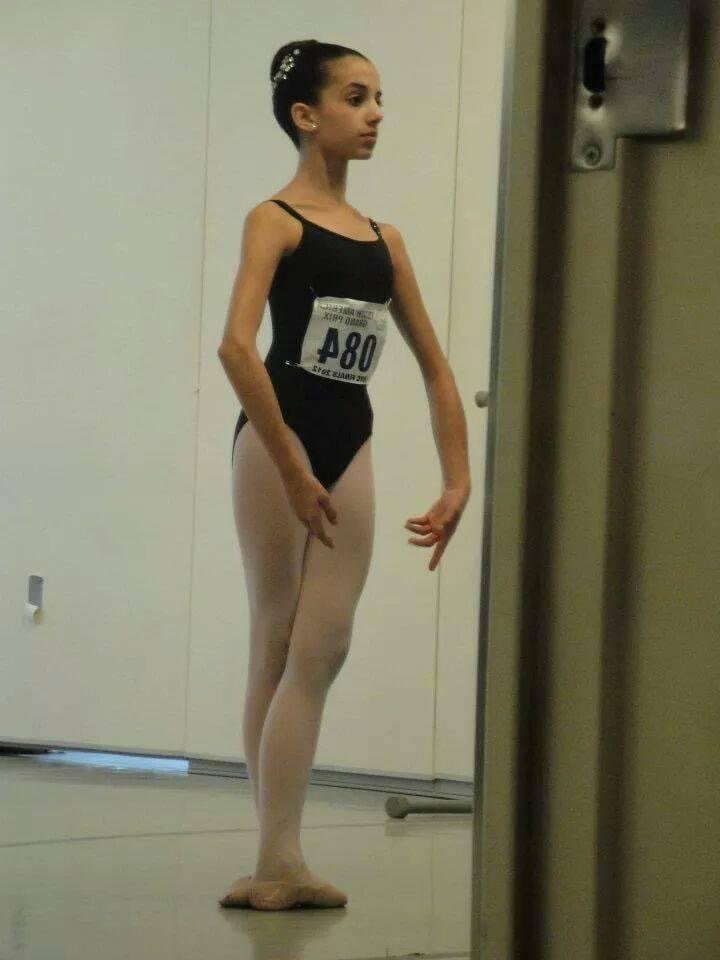 At a dance competition